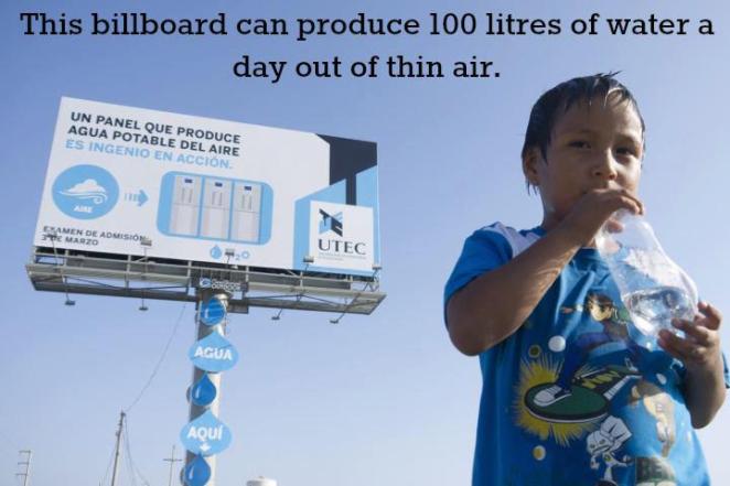 water billboard