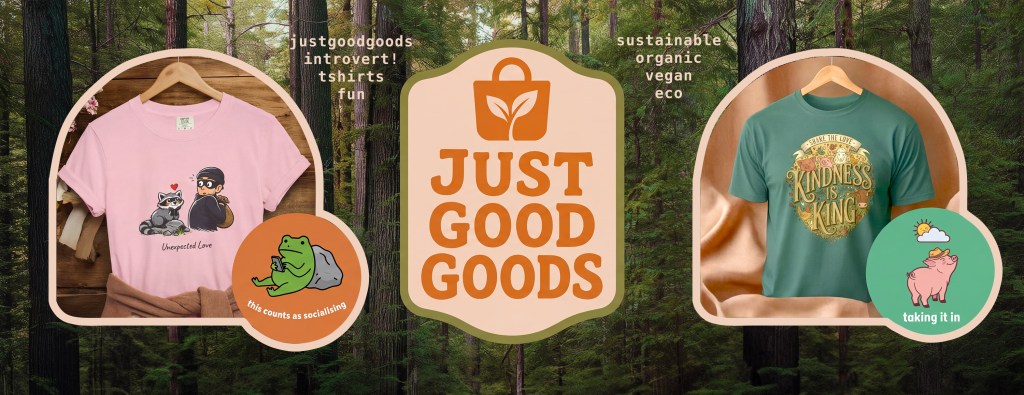 Just Good Goods shop header